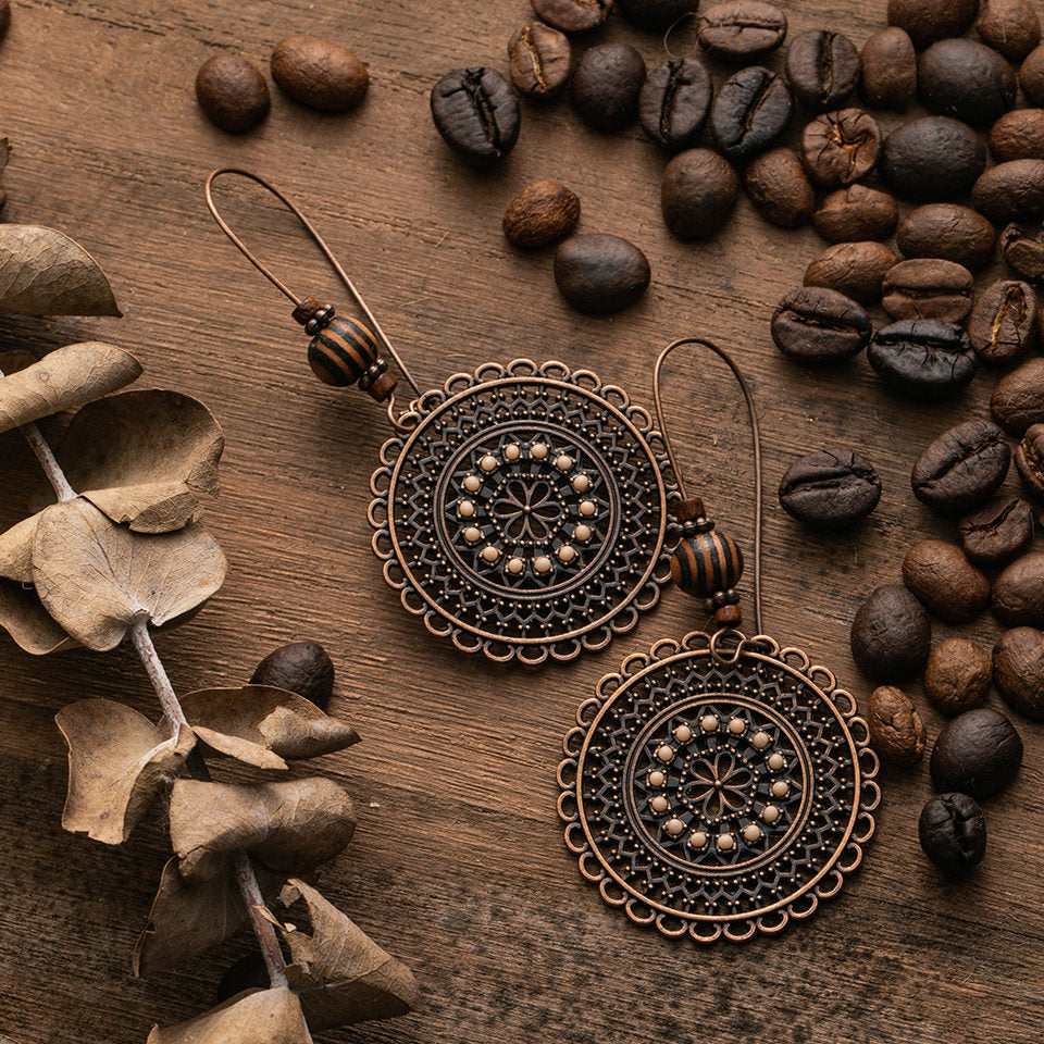 Vintage Hollow Ethnic Earrings