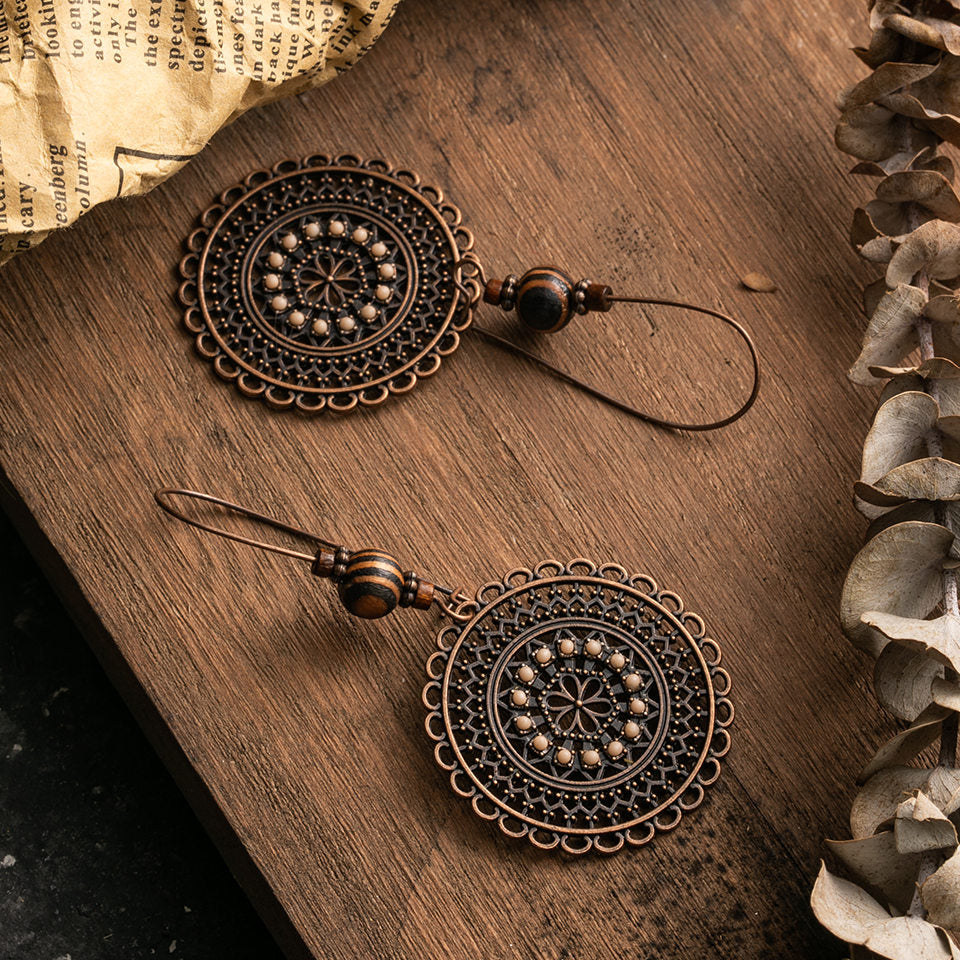 Vintage Hollow Ethnic Earrings