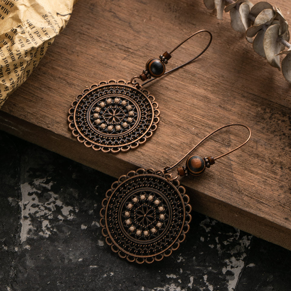 Vintage Hollow Ethnic Earrings