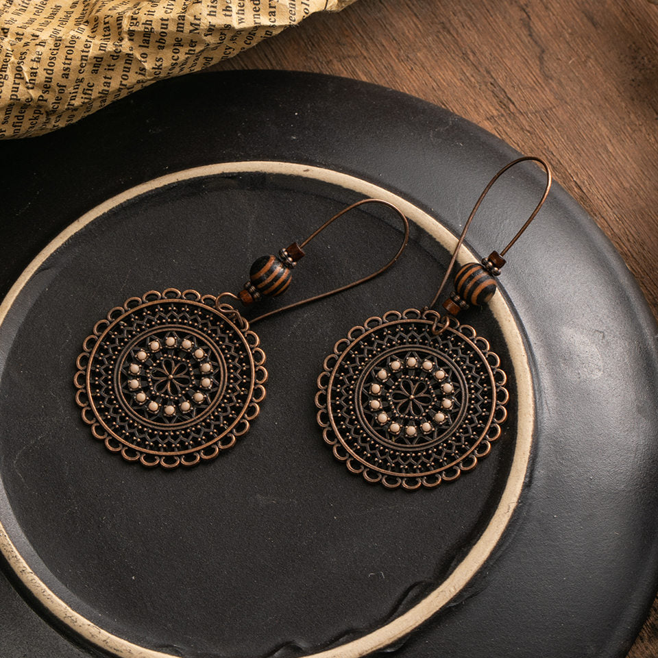 Vintage Hollow Ethnic Earrings