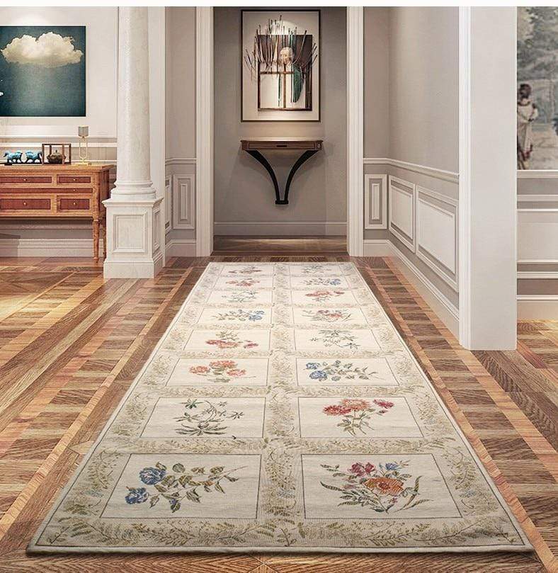 Vintage Long Floral Carpet Carpets