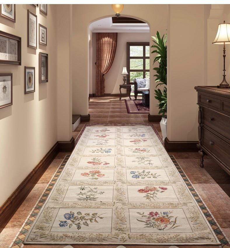 Vintage Long Floral Carpet Carpets