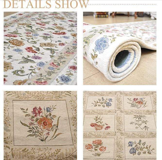 Vintage Long Floral Carpet Carpets