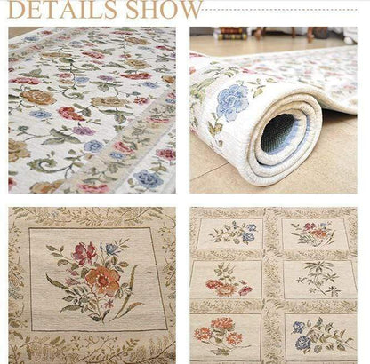 Vintage Long Floral Carpet Carpets