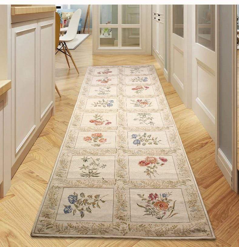 Vintage Long Floral Carpet Carpets