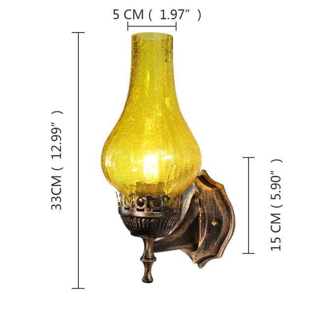 Vintage Sconce Oil Lamp