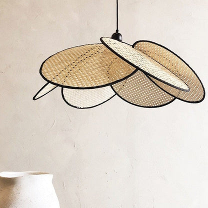 Wabi-sabi Rattan Pendant Light