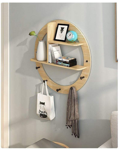 Wall Hanging Hook Storage Shelf