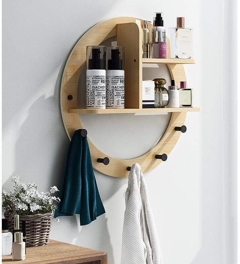 Wall Hanging Hook Storage Shelf