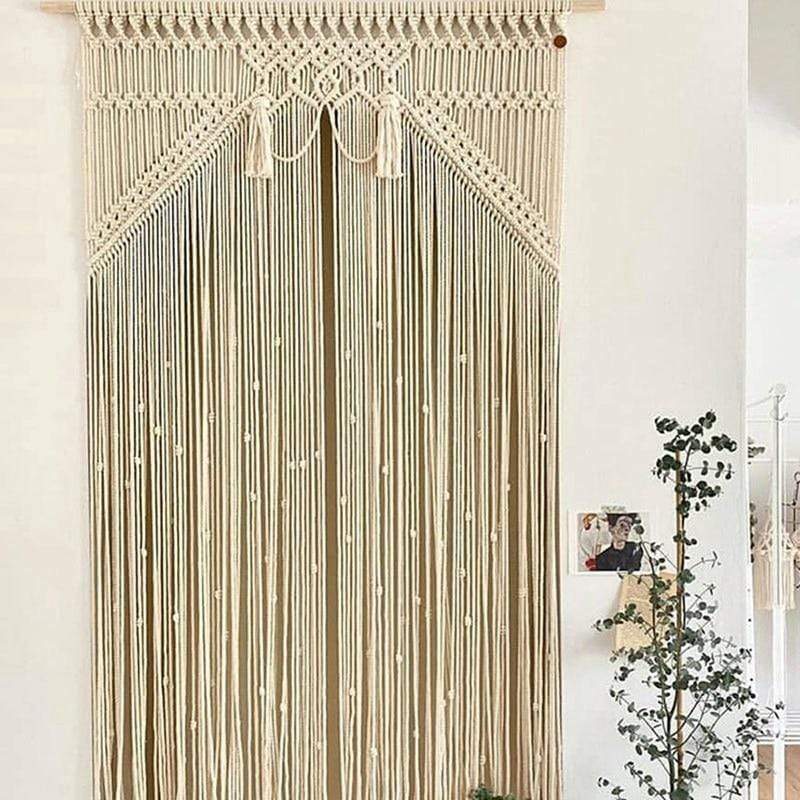 Wall Hanging Macrame Curtain