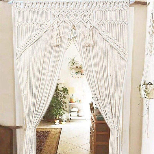 Wall Hanging Macrame Curtain