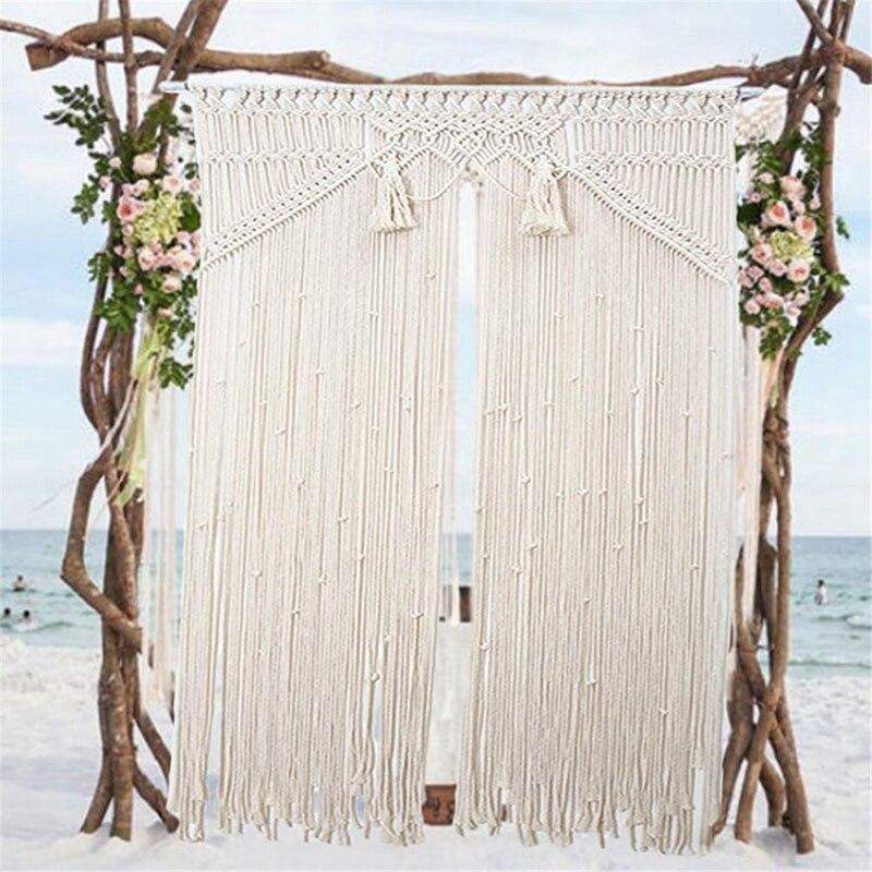 Wall Hanging Macrame Curtain