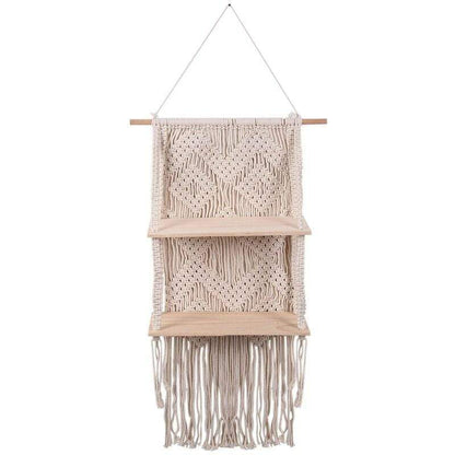 Wall Hanging Shelf Macrame