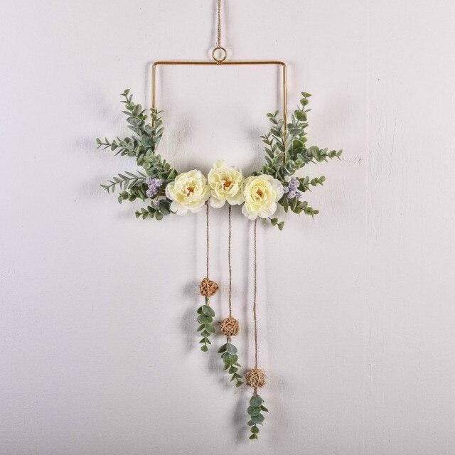 Wall Hanging Simulation Flower Garland