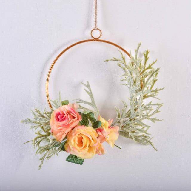 Wall Hanging Simulation Flower Garland