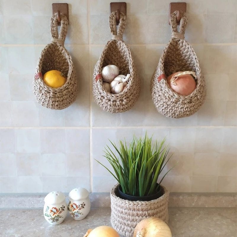 Wall Hanging Vegetable and Fruit Basket