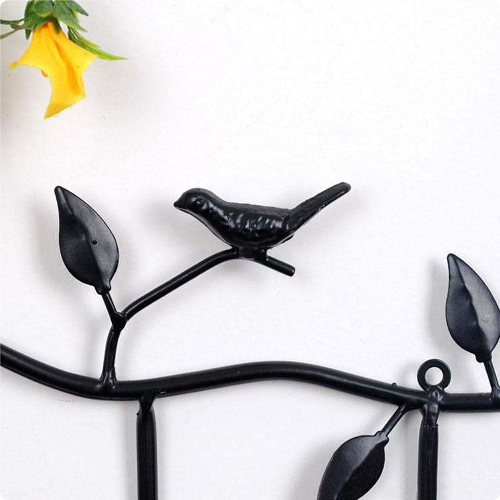 Wall Retro Birds Hook Iron