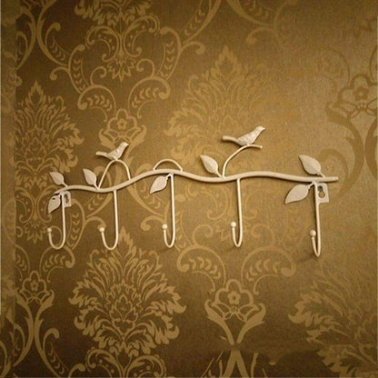 Wall Retro Birds Hook Iron