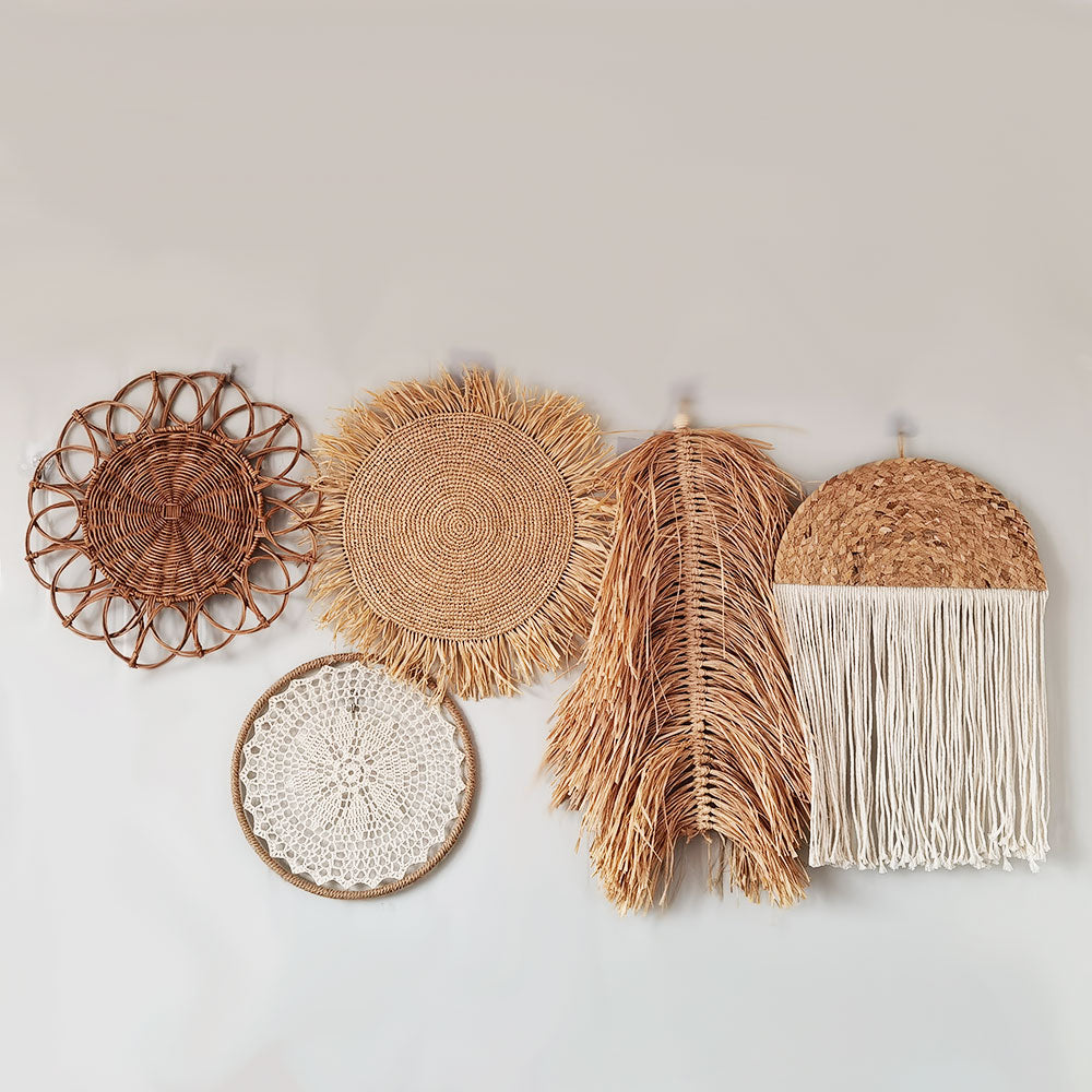 Wall Woven Hanging Decor Set