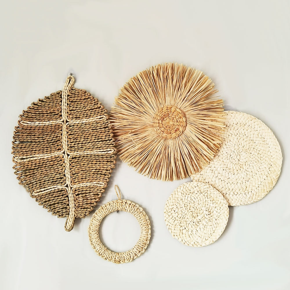 Wall Woven Hanging Decor Set