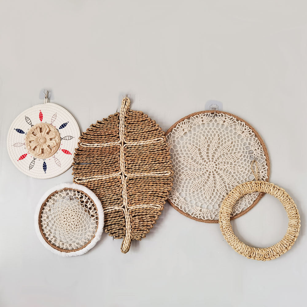 Wall Woven Hanging Decor Set