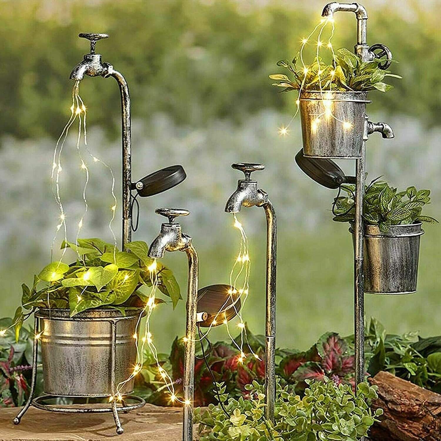 Water Faucet Solar Led Light