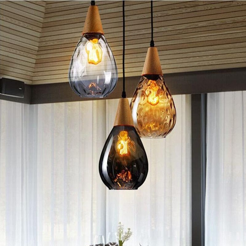 Water Ripple Drop Pendant Light