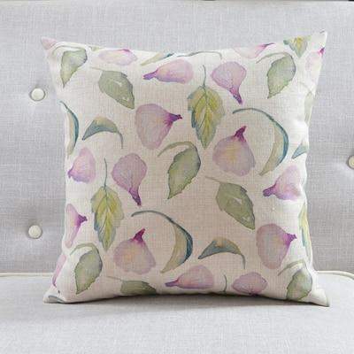 Watercolor Floral Petals Cushions Cover