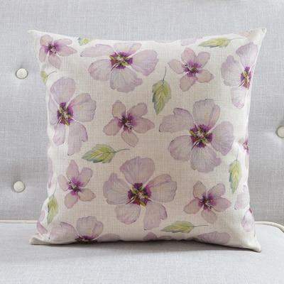 Watercolor Floral Petals Cushions Cover