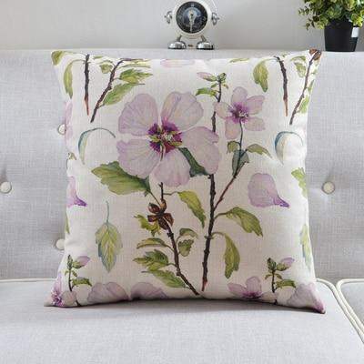 Watercolor Floral Petals Cushions Cover