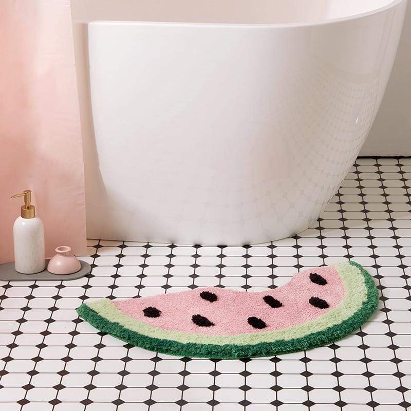 Watermelon Bathroom Rug Bath Mat