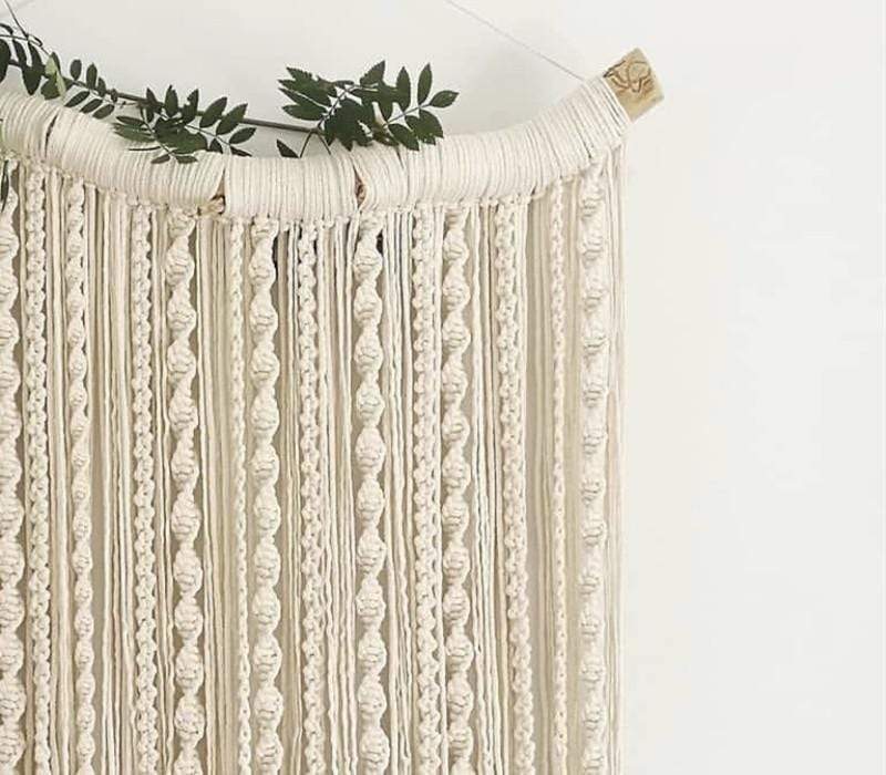 Waves Macrame Tapestry