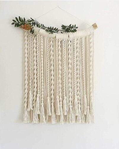 Waves Macrame Tapestry