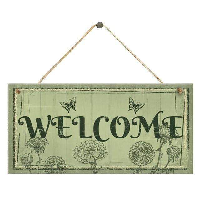 Welcome To My Garden Sign