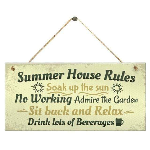 Welcome To My Garden Sign