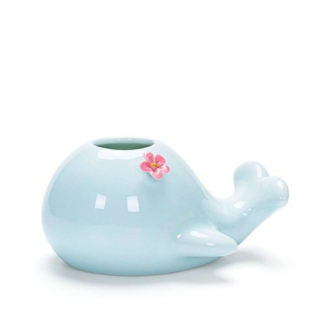 Whale & Octopus Flower Pot