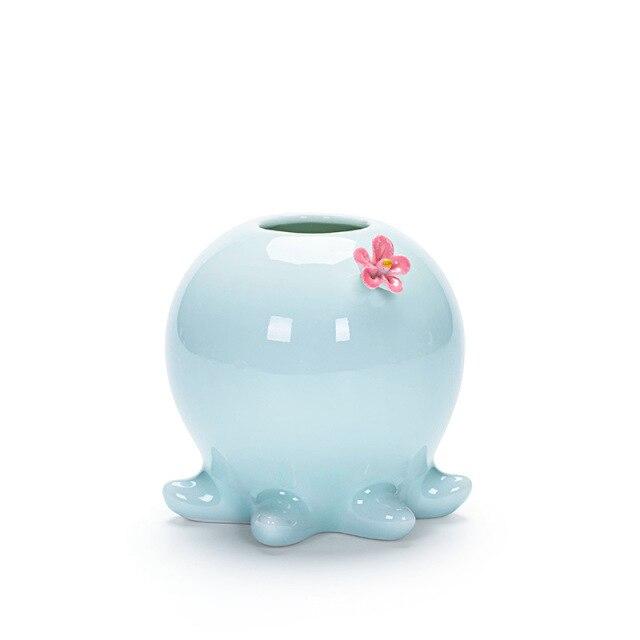 Whale & Octopus Flower Pot