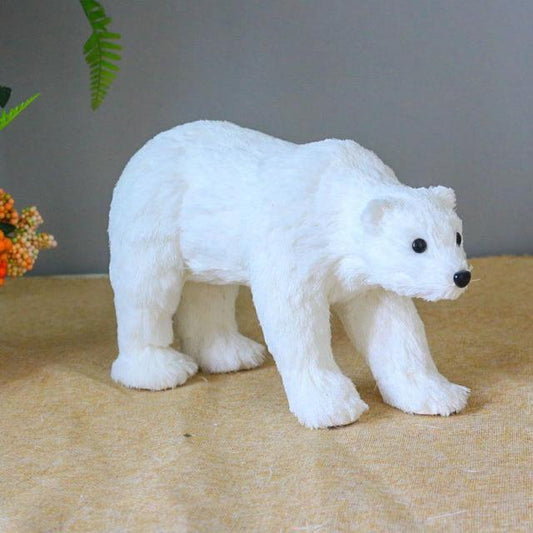 White Polar Bear Christmas Decor