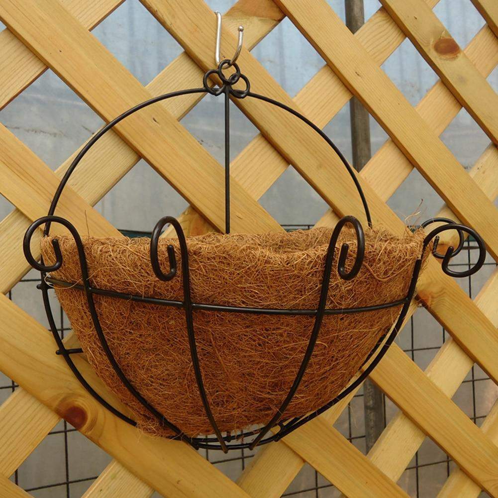 Wicker Rattan Hanging Flower Basket