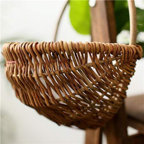 Wicker Wall Hanging Flower Basket