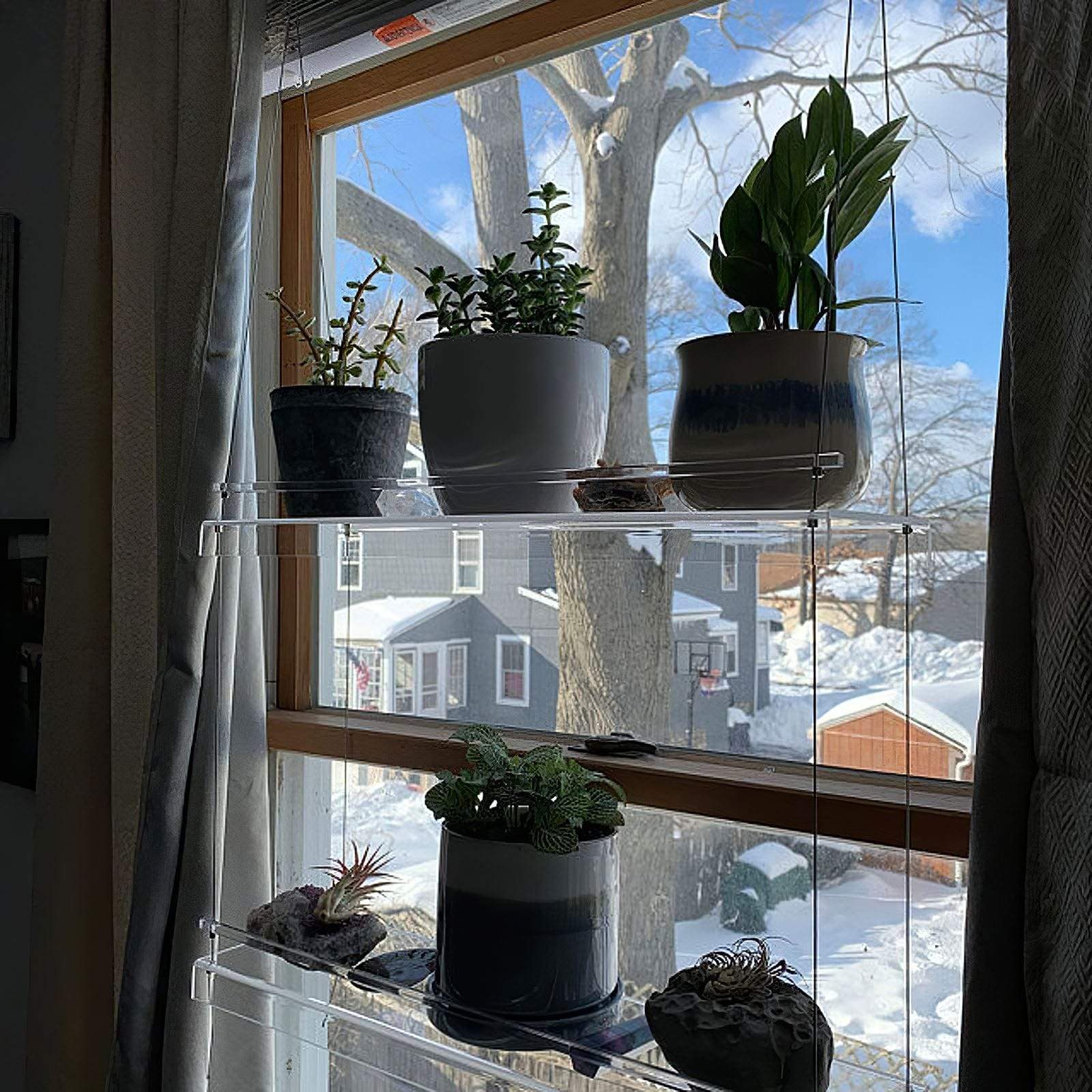 window shelf for plants indoor Window Plant Shelf – BAJE HOME