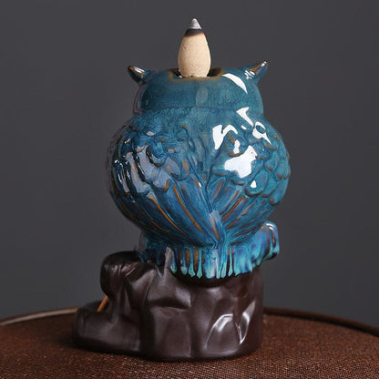 Wise Owl Backflow Incense Burner