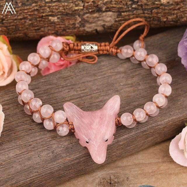 Wolf Quartz Crystal Bracelets