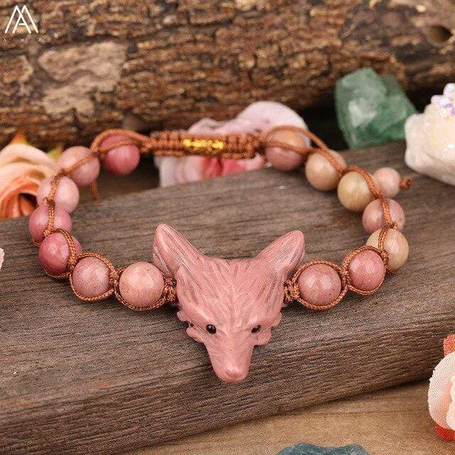 Wolf Quartz Crystal Bracelets