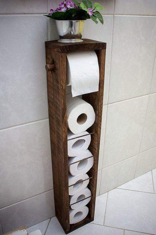 Wood Toilet Roll Holder