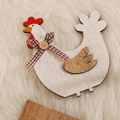 Wooden Easter Chicken