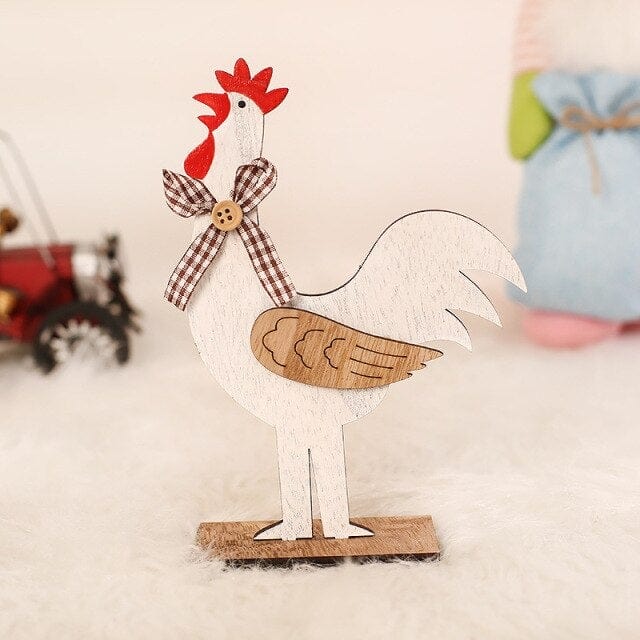 Wooden Easter Chicken