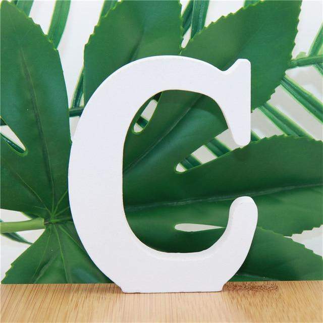 Wooden Letters Design Art