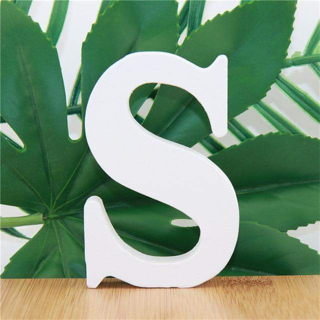 Wooden Letters Design Art