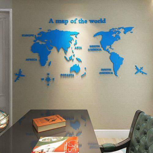 World Map Decals